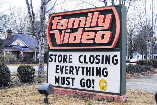 126276229_web1_DSC_0998
Newberrys Family Video will close its doors for the last time in 2021 following the announcement that all stores would close.
Andrew Wigger | The Newberry Observer
