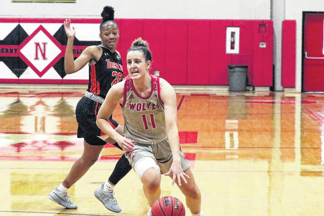 Kelsey Brett led the Wolves with 14 points while pulling down seven rebounds.
Courtesy of Newberry College