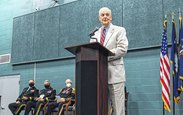 
			
				                                The South Carolina National Guard conducted a ceremony for the Palmetto Military Academy Officer Candidate School graduation at McCrady Training Center in Eastover on Aug. 14. The ceremony recognized the completion of the program for Class 72 and their commissioning into the South Carolina National Guard. Retired U.S. Army Col. William Harvey Shackelford was the guest speaker for the ceremony.
                                 U.S. Army National Guard photo by Sgt. Tim Andrews, South Carolina National Guard

			
		