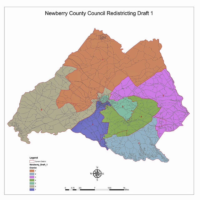 Council approves Newberry County Council redistricting Newberry Observer