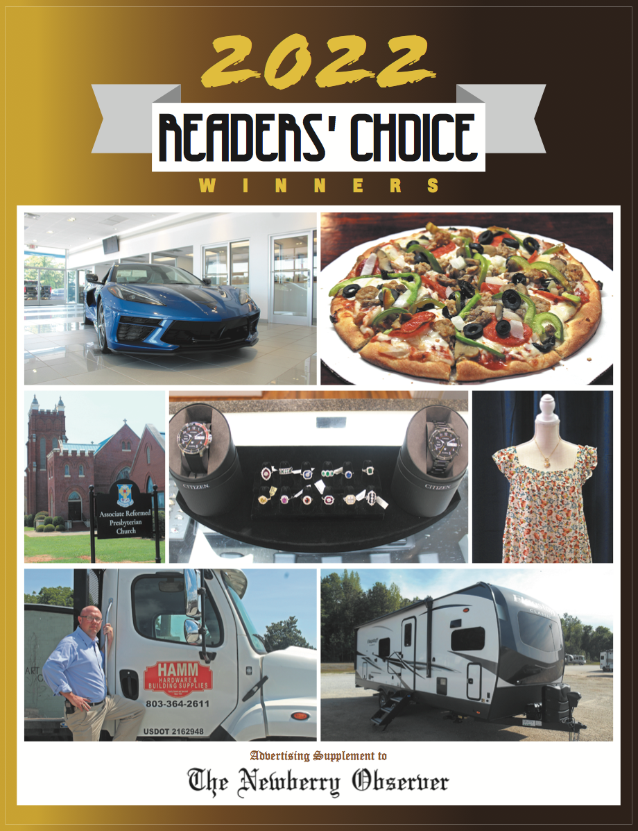 2022 Readers’ Choice Winners Newberry Observer