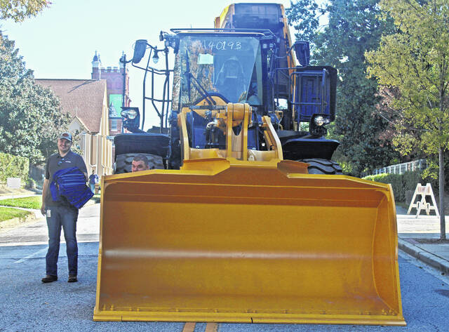 Komatsu brought their truck to the event.
                                 Andrew Wigger | The Newberry Observer
