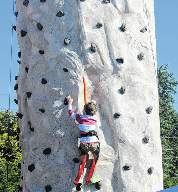 Rock climbing!
                                 Andrew Wigger | The Newberry Observer
