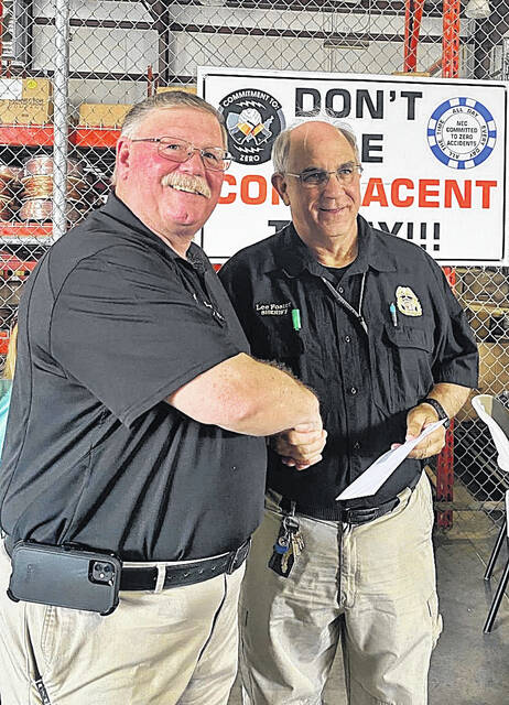129846844_web1_IMG_1693
Sheriff Lee Foster, Newberry County Sheriffs Office, is presented with check from Newberry Electric Cooperative.
Courtesy of Jimmie Coggins
