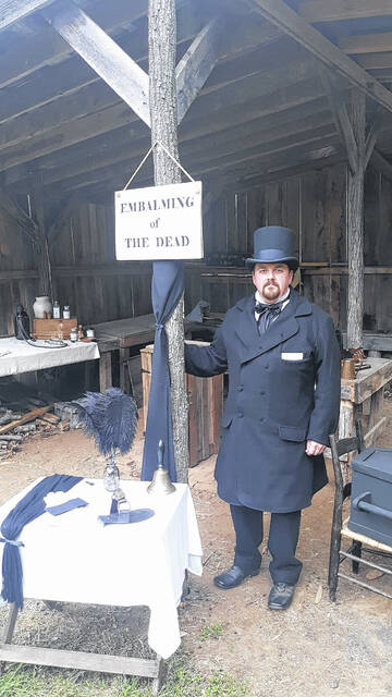 130638527_web1_Embalming-Photo---Chad-Bogart
Chad Bogart will be giving a presentation throughout the day on June 1 at The Newberry Museum on the practice of embalming during the Civil War and 19th Century.
Courtesy photo