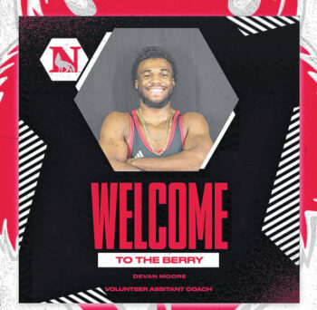 Devan Moore named Volunteer Assistant Coach for Newberry College men’s wrestling