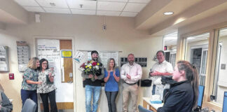 
			
				                                Staff gathered to surprise Jenkins with the recognition, which is given quarterly by the hospital.
                                 Courtesy photos

			
		