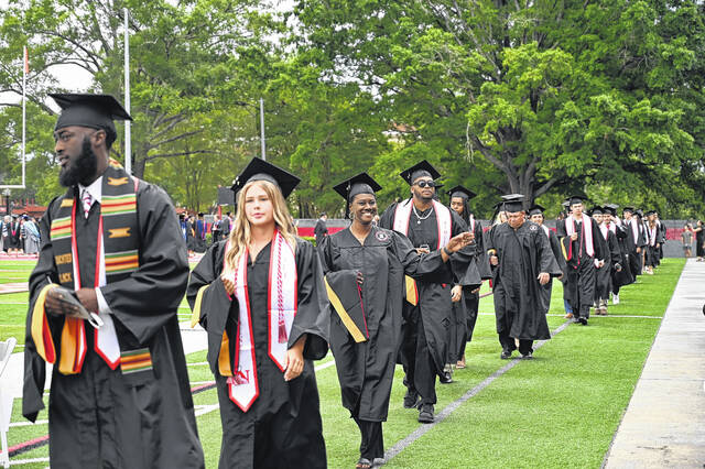 131525688_web1_Newberry-College-2025-Graduation
Newberry College recently presented 199 graduates with degrees during the colleges annual spring commencement ceremony on Setzler Field.
Courtesy photo