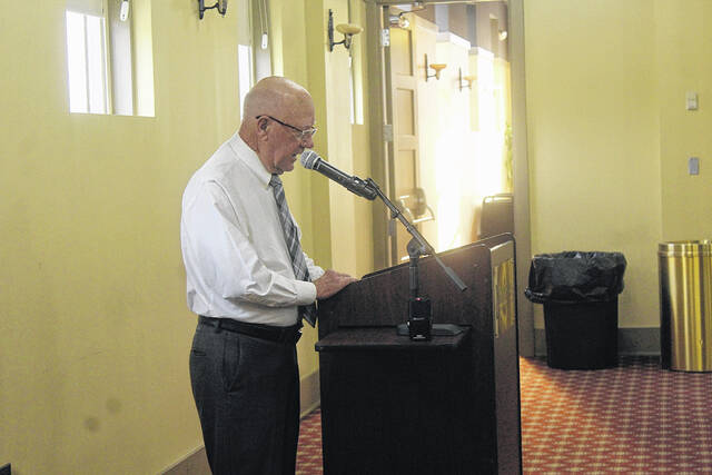 <p>Billy Hollingsworth, Mayor of Whitmire talked about getting through Hurricane Helene and new businesses coming to Whitmire.</p>
<p>Kelly Duncan photos | The Newberry Observer</p>