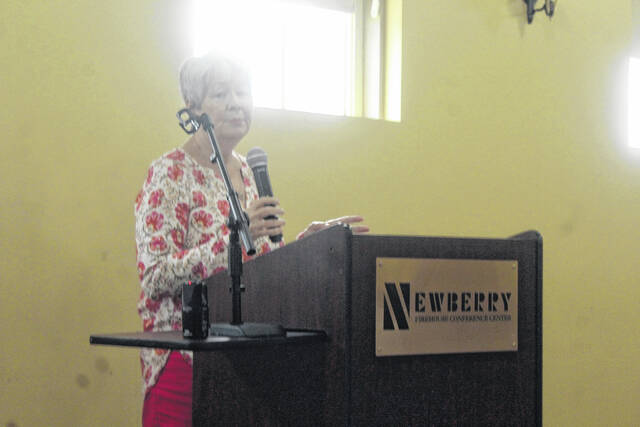 131746419_web1_IMG_6042
Little Mountain Mayor Jana Jayroe highlighted the towns annual Little Mountain Reunion, which had a great turnout despite dreary weather.
Kelly Duncan photos | The Newberry Observer