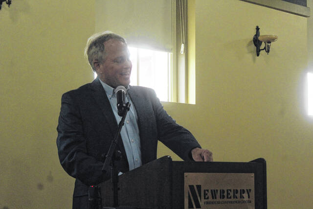 <p>Newberry Mayor Foster Senn gave updates on all of the things happening in the City of Newberry.</p>
<p>Kelly Duncan photos | The Newberry Observer</p>