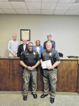 Town of Prosperity recognizes employee milestones