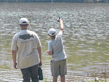 Local students enjoy fishing at Hidden Lake!