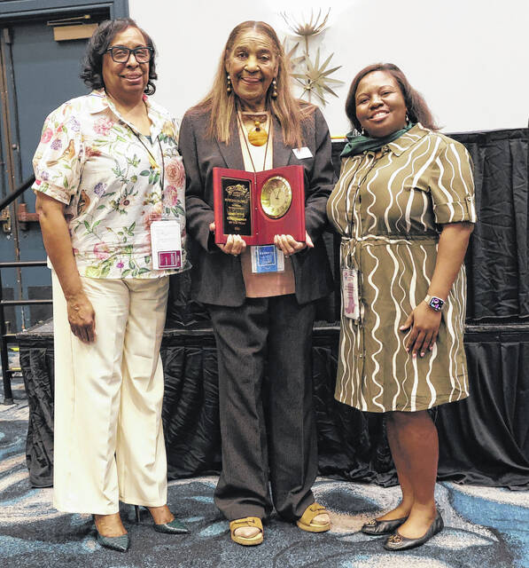 Patricia Caldwell, center, with Veronica Revels, President of the Carolinas Council of Housing and Redevelopment Codes Officials and Jessica Holcomb, Executive Director of Newberry Housing Authority.
Courtesy photo