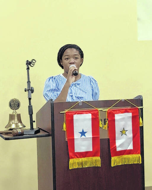 Adylyn Allen-Gadson performed the National Anthem during the ceremony.
Courtesy photos