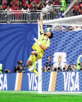 Cape Verde shocks Spain behind Vozhina’s seven saves