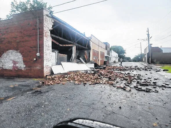 Severe storm rips through Newberry County