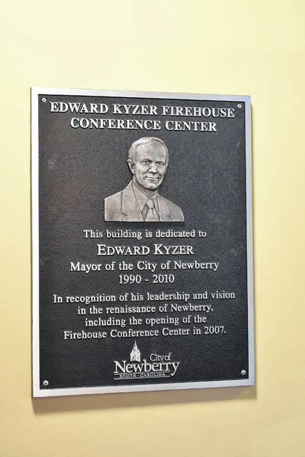 City dedicates Edward Kyzer Newberry Firehouse Conference Center