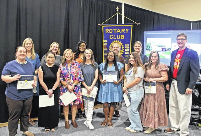 Newberry Rotary celebrates Teachers of the Year