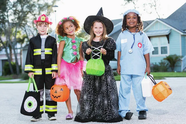Encouraging trick-or-treating downtown
